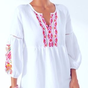 Tommy Bahama dress/ cover up Size L linen blend